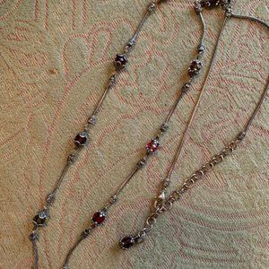 Brighton Glass Mountains Necklace and Earrings